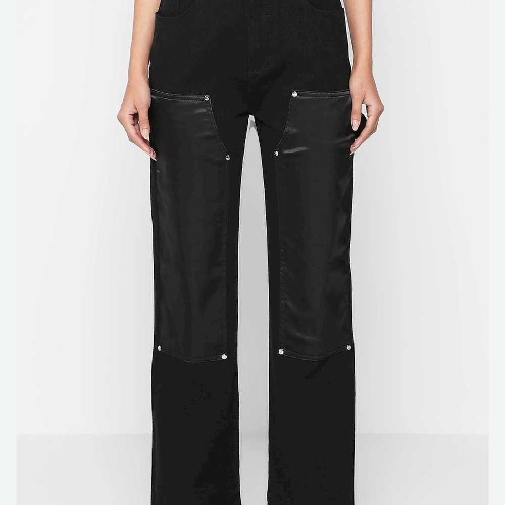 Maniere De Voir Black Flare & Wide Leg Jeans